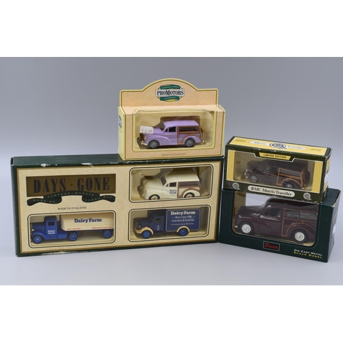 Collection of Boxed Vintage retro Diecast Vehicles mainly Morris Minor