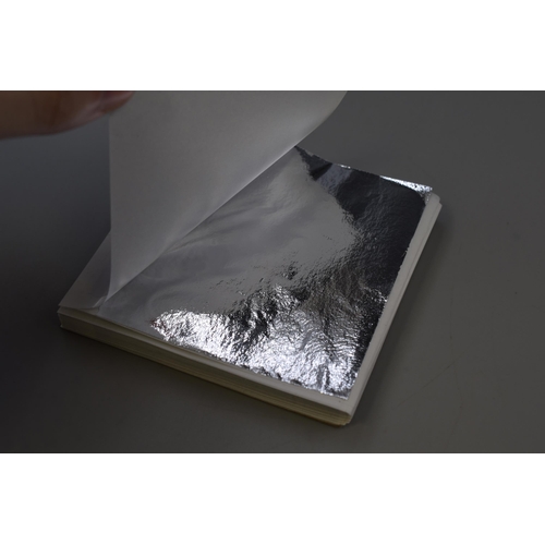 64 - One Hundred Sheets of Silver Leaf