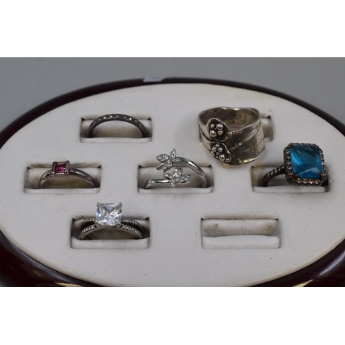 98 - Eleven Silver 925 Rings (Various Sizes)