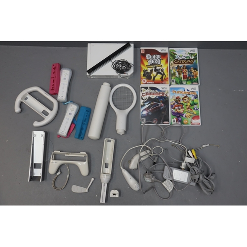 506 - Wii Console with Games and Accessories