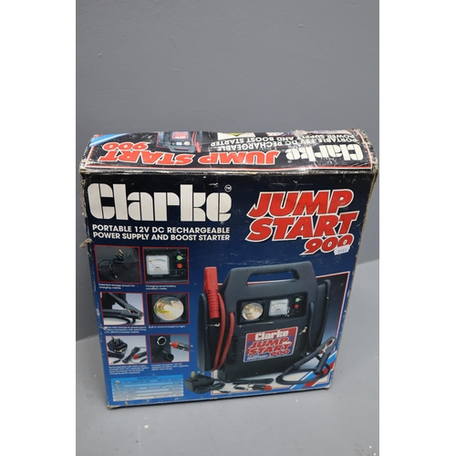 517 - Clarke portable 12v DC rechargeable power supply and boost starter (untested)