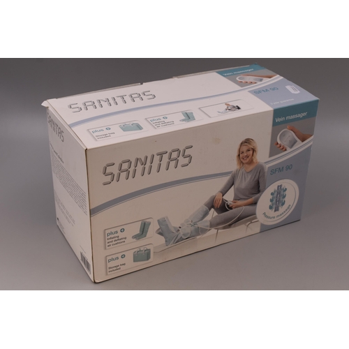 523 - Brand New Boxed Sanitas Vein Massager Still Sealed in Box