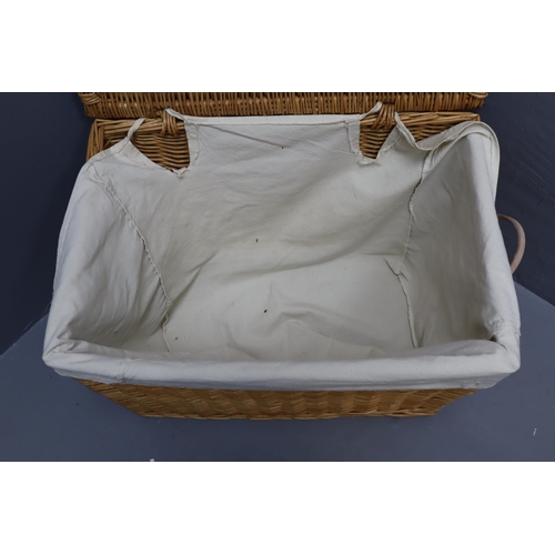 570 - Wicker Storage Basket with Handles approx 17