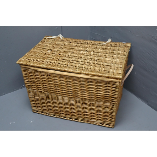 570 - Wicker Storage Basket with Handles approx 17