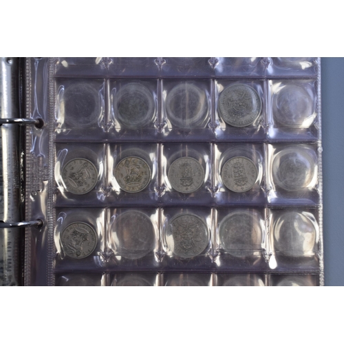 147 - Coin Folder with 8 Sleeves containing a Selection of GB Coinage