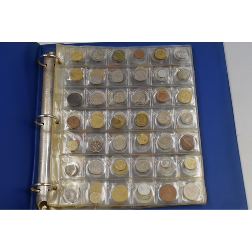 151 - Coin Album Containing approx 180 British and Foreign Coins