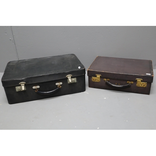 575 - Two Vintage Travel Cases including Finnigans of Manchester. NO POSTAGE ON THIS ITEM