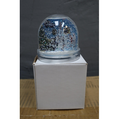 538 - Thirty Five New Hallmark Snow Globes in Boxes