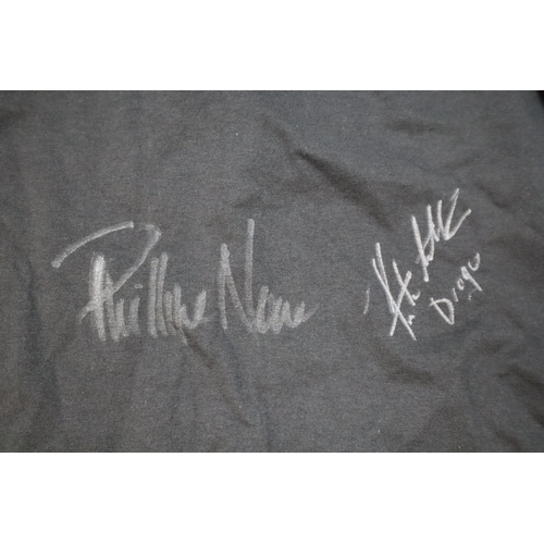 578 - Selection of 5 T Shirts including Spike, FCUK, MMA Warehouse and One with unidentified Signatures