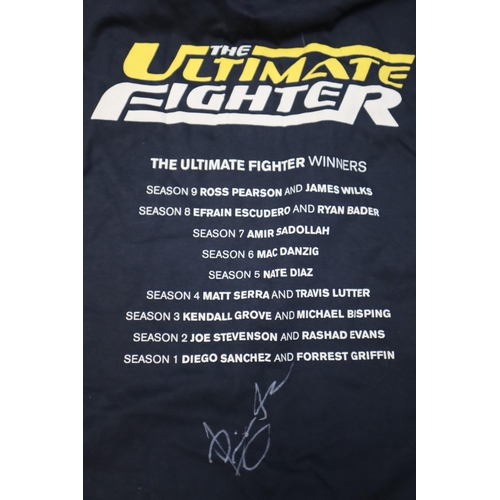 578 - Selection of 5 T Shirts including Spike, FCUK, MMA Warehouse and One with unidentified Signatures