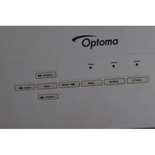 548 - Optima Projector with power and Computer Leads (Working)