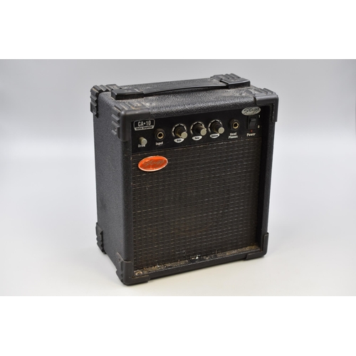 549 - Small Stagg CA.10 Guitar Amplifier complete with patch Lead powers On when tested