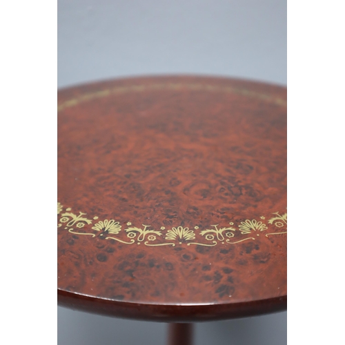 596 - Regency Style Circular Wine Table (12