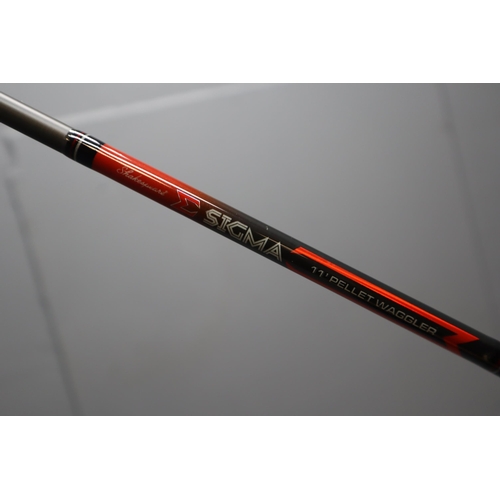 663 - A Sigma 11” Pellet Waggler Fishing Rod