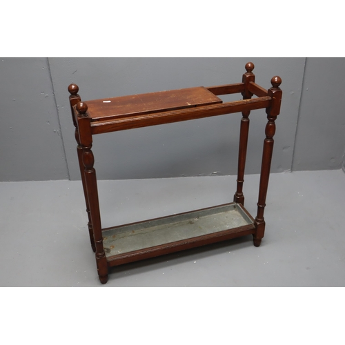 615 - Hallway Umbrella Stand with Galvanised Drip Tray 28