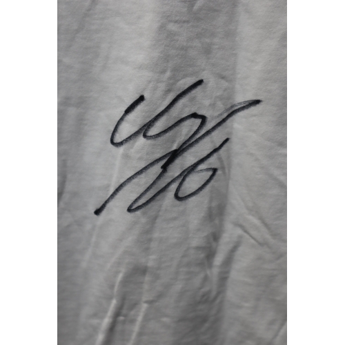 616 - Authentic MMA Cage Fighter T Shirt with Signature and Tags