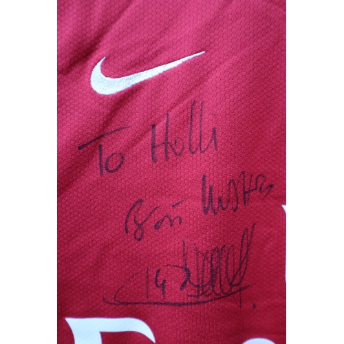 619 - Official Arsenal FC Home Shirt (Size XL) Hand Signed by Thierry Henry Complete with Tags.