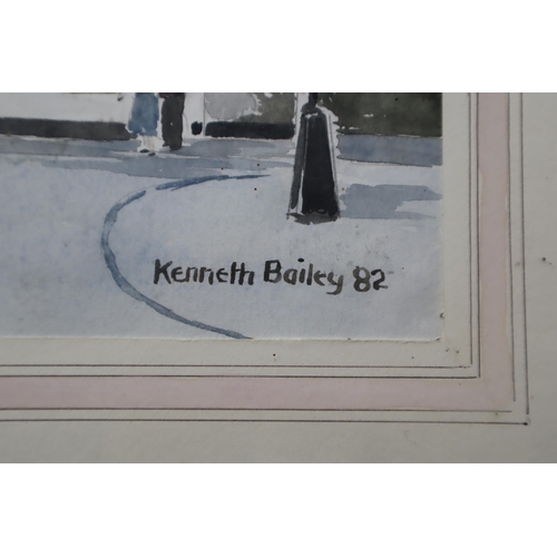 825 - Two Framed and Glazed Original Watercolours By Local Artists (Kenneth Bailey, and S Chapman), With F... 