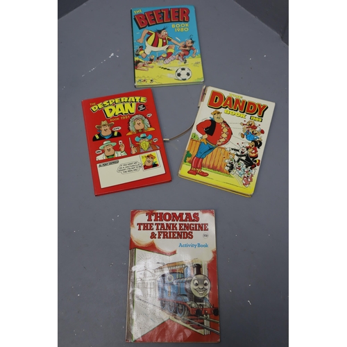 826 - Mixed Selection of Books Including The Beano, The Dandy, Star Trek and More