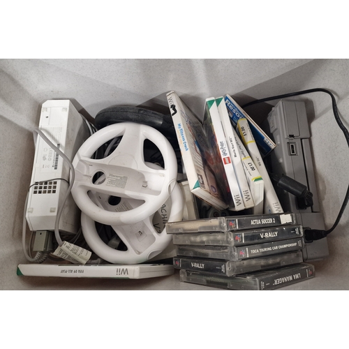 798 - Box of Untested House Clearance Games Consoles, Accessories and Games . Sony PlayStation and 5 Games... 