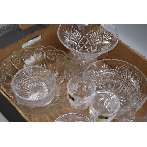 847 - Mixed Selection of Quality Glassware including Royal Doulton and Royal Crystal Rock