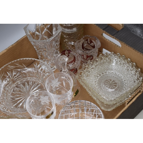 847 - Mixed Selection of Quality Glassware including Royal Doulton and Royal Crystal Rock