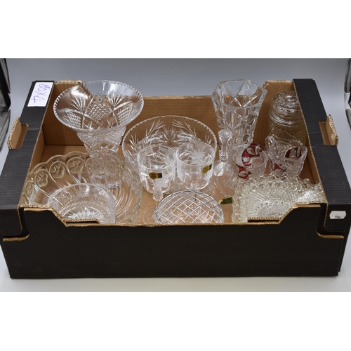 847 - Mixed Selection of Quality Glassware including Royal Doulton and Royal Crystal Rock