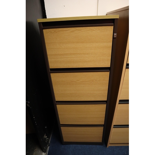 583 - Good Solid Four Drawer Filing Cabinet (no key present) approx 51