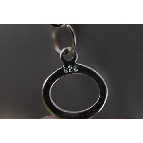 14 - Silver 925 made with Love Glass Beaded Bracelet complete with Presentation Box