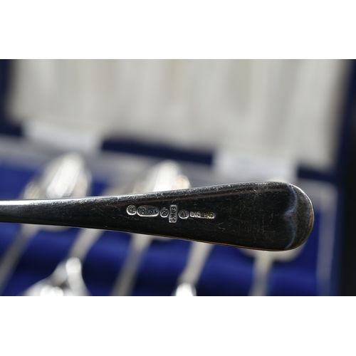 207 - Set of Six Vintage Silver Plated Tea Spoons in Case