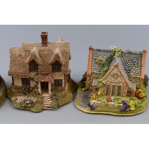 244 - Six Lilliput lane cottages to include Preston Mill, Mir Haven, Old School house, Ash Nook, Thimble c... 