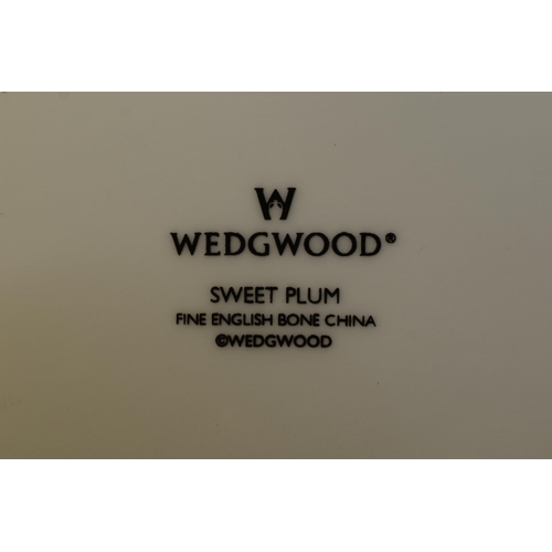 308 - Wedgwood Sweet Plum Fine Bone China Sandwich Plate and a Royal Albert Poppy Design Sandwich Plate