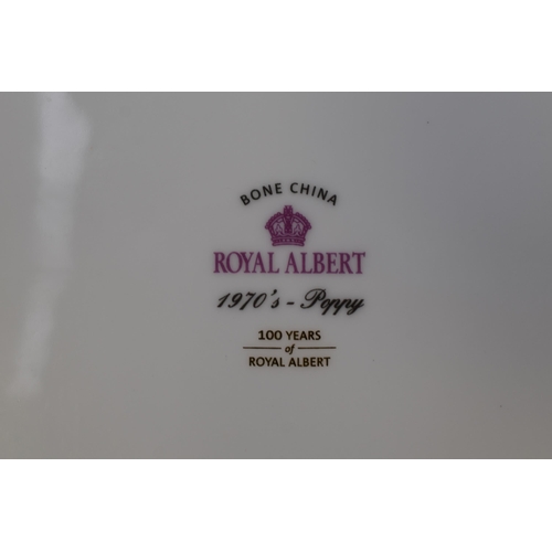 308 - Wedgwood Sweet Plum Fine Bone China Sandwich Plate and a Royal Albert Poppy Design Sandwich Plate