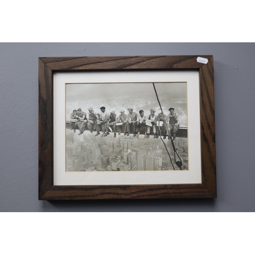 365 - Two Framed and Glazed Black and White Prints Depicting the Famous 