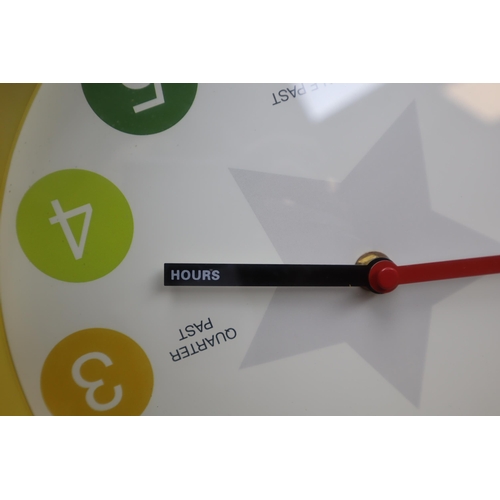 406 - Childs Learn To Tell The Time Clock Wall Hanging 10