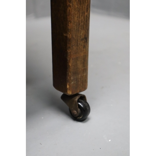 649 - Vintage Bedding Box standing on Castor 17