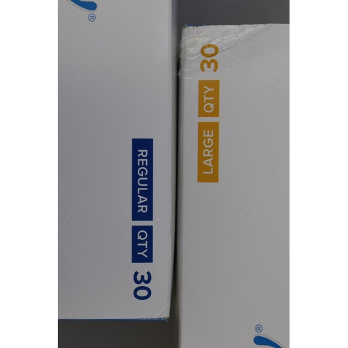 720 - Four Boxes of 30 Renew Inserts for Bowel Leakage (Four Regular / One Large)