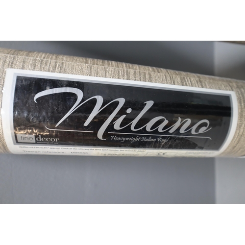 775 - Two Rolls of Milano Heavyweight Italian Vinyl (Design Reference - M95555), Each Roll Measures Approx... 