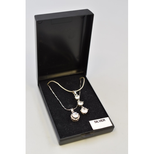 264 - Two Silver 925 Pendant Necklaces complete with Presentation Box