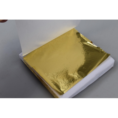 78 - One Hundred Sheets of Gold Leaf.