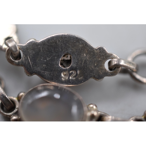 91 - Silver 925 Multi Stoned Bracelet