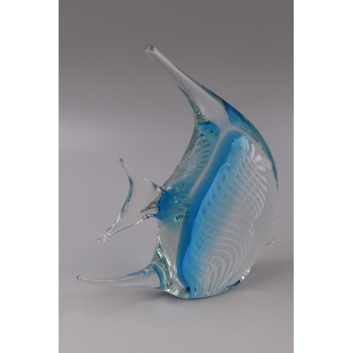 275 - Large Heavy Studio Glass Angelfish