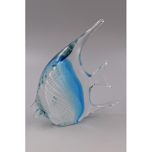 275 - Large Heavy Studio Glass Angelfish