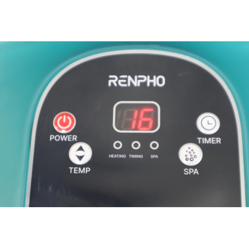 281 - Brand New Boxed Working Renpho Foot Spa massager Complete with Handbook