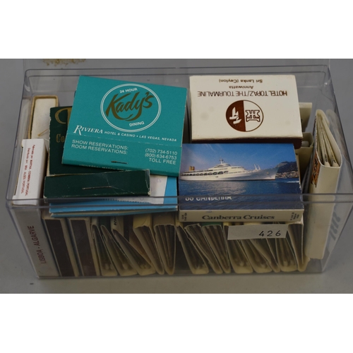 283 - Mixed lot including: Some silver plated spoons, some matchbooks, tins and some unsorted cigarette ca... 