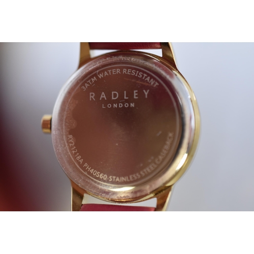 138 - Radley of London Quartz Watch complete with Leather Strap and Case