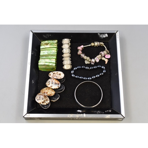 147 - Mixed Tray of Bracelets to include Natural Shell and other Natural Elements