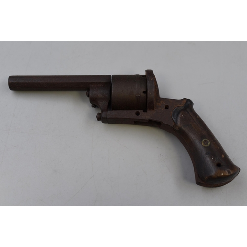 300 - A Late 19th Century Belgian Pinfire Revolver Marked ELG, AF