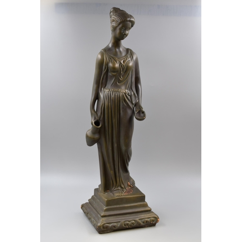 402 - Large Greek terracotta woman (26