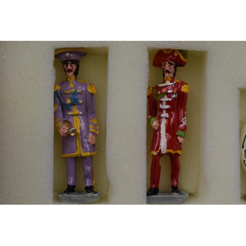 226 - Good Soldiers The Beatles Sgt Pepper Painted Metal Figures in Box